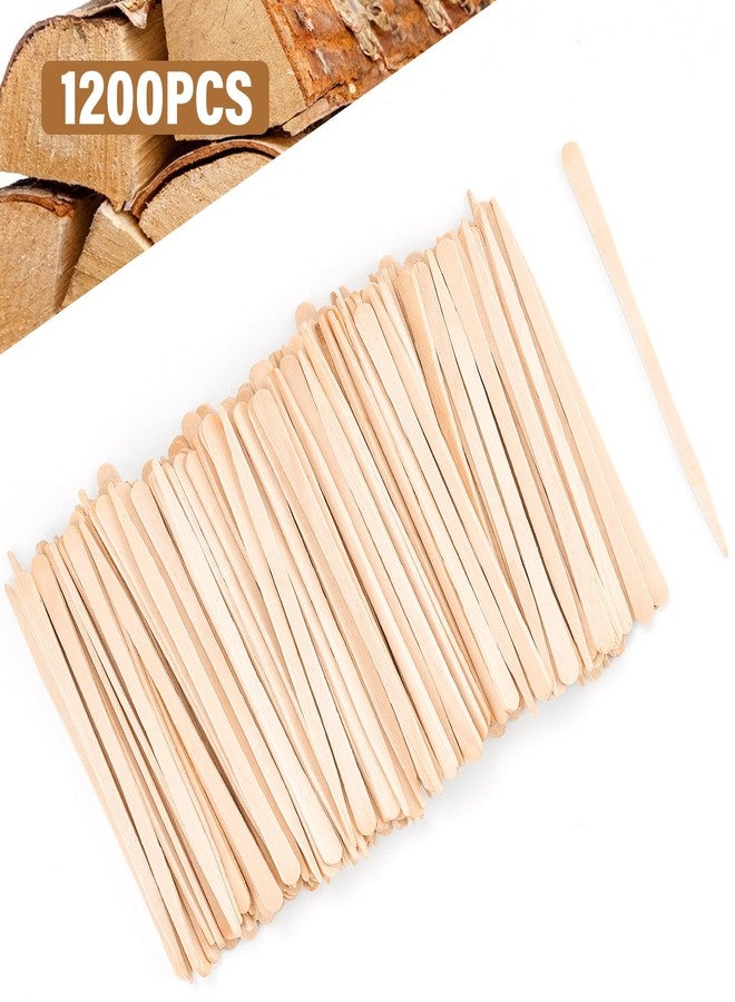 EWVVSS 1200-Pcs Eyebrow Wax Sticks for Hair Removal, Small Wooden Waxing Sticks, Wax Spatulas Sticks, Precision Brow Wax Sticks, Applicator Sticks for Facial Waxing - Image 3